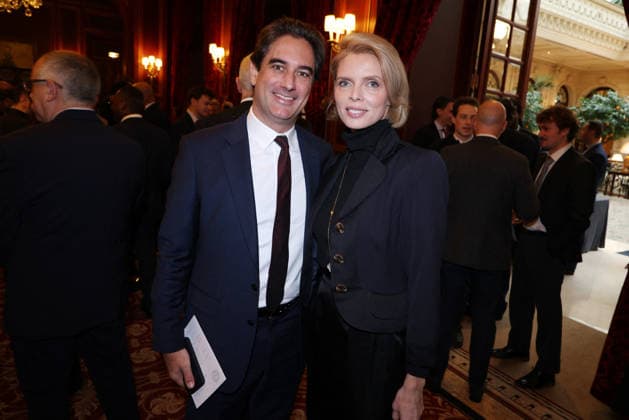 Exclusive - Nina Metayer at Chinese Business Club Lunch - Paris Exclusive - Sylvie Tellier and her husband Laurent Schenten attending the Chinese Business Club s monthly lunch held at Intercontinental Opera in Paris, France on February 09, 2026. Photo by Jerome Domine ABACAPRESS.COM France  Copyright: xDominexJerome ABACAx