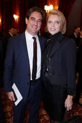 Exclusive - Nina Metayer at Chinese Business Club Lunch - Paris Exclusive - Sylvie Tellier and her husband Laurent Schenten attending the Chinese Business Club s monthly lunch held at Intercontinental Opera in Paris, France on February 09, 2026. Photo by Jerome Domine ABACAPRESS.COM France  Copyright: xDominexJerome ABACAx