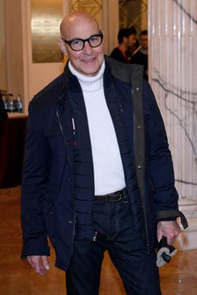 February 9, 2026, Milan, Rome, Italy: 09 02 2026 Milan, Welcome cocktail for guests at the Opening Ceremony of the Milan Cortina 2026 Olympics at the Teatro alla Scala. - in the photo: Stanley Tucci. Milan Italy  - ZUMAa289 20260209_zia_a289_067 Copyright: xMax Agfx