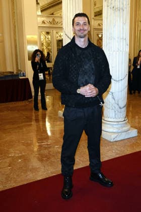 February 9, 2026, Milan, Rome, Italy: 09 02 2026 Milan, Welcome cocktail for guests at the Opening Ceremony of the Milan Cortina 2026 Olympics at the Teatro alla Scala. - Pictured: Zlatan Ibrahimovic Milan Italy  - ZUMAa289 20260209_zia_a289_082 Copyright: xMax Agfx