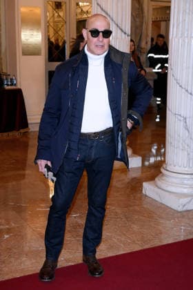 February 9, 2026, Milan, Rome, Italy: 09 02 2026 Milan, Welcome cocktail for guests at the Opening Ceremony of the Milan Cortina 2026 Olympics at the Teatro alla Scala. - in the photo: Stanley Tucci. Milan Italy  - ZUMAa289 20260209_zia_a289_094 Copyright: xMax Agfx