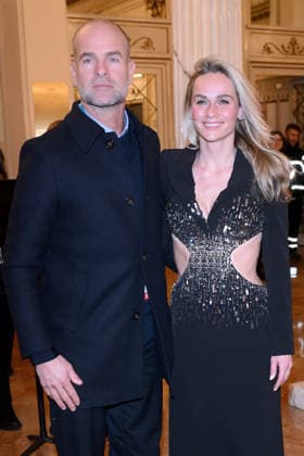 February 9, 2026, Milan, Rome, Italy: 09 02 2026 Milan, Welcome cocktail for the guests of the Opening Ceremony of the Milan Cortina 2026 Olympics at the Teatro alla Scala. - in the photo: Erben Wennemars, Irene Schouten. Milan Italy  - ZUMAa289 20260209_zia_a289_074 Copyright: xMax Agfx