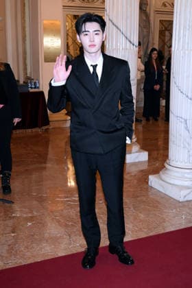 February 9, 2026, Milan, Rome, Italy: 09 02 2026 Milan, Welcome cocktail for guests at the Opening Ceremony of the Milan Cortina 2026 Olympics at the Teatro alla Scala. - in the photo: Sunghoon of Enhypen. Milan Italy  - ZUMAa289 20260209_zia_a289_096 Copyright: xMax Agfx