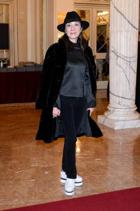 February 9, 2026, Milan, Rome, Italy: 09 02 2026 Milan, Welcome cocktail for guests at the Opening Ceremony of the Milan Cortina 2026 Olympics at the Teatro alla Scala. - in the photo: Michelle Yeoh. Milan Italy  - ZUMAa289 20260209_zia_a289_105 Copyright: xMax Agfx