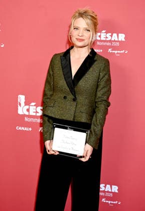 Diner des nommés au CESAR 2026 Annual dinner with all nominated artists for 2026 CESAR awards 452910 2026 02 09 France Thierry, Mélanie  Copyright: xSergexArnalx xStarfacex STAR_452910_014