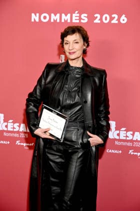 Diner des nommés au CESAR 2026 Annual dinner with all nominated artists for 2026 CESAR awards 452910 2026 02 09 France Balibar, Jeanne  Copyright: xSergexArnalx xStarfacex STAR_452910_020