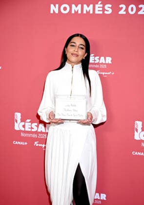 Diner des nommés au CESAR 2026 Annual dinner with all nominated artists for 2026 CESAR awards 452910 2026 02 09 France Bekhti, Leïla  Copyright: xSergexArnalx xStarfacex STAR_452910_029