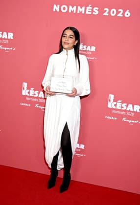 Diner des nommés au CESAR 2026 Annual dinner with all nominated artists for 2026 CESAR awards 452910 2026 02 09 France Bekhti, Leïla  Copyright: xSergexArnalx xStarfacex STAR_452910_030