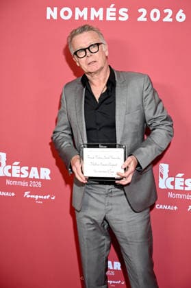 Diner des nommés au CESAR 2026 Annual dinner with all nominated artists for 2026 CESAR awards 452910 2026 02 09 France Dubosc, Franck  Copyright: xSergexArnalx xStarfacex STAR_452910_035