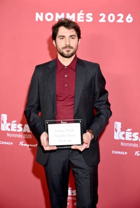 Diner des nommés au CESAR 2026 Annual dinner with all nominated artists for 2026 CESAR awards 452910 2026 02 09 France Marbeck, Guillaume Blanc, Dominique  Copyright: xSergexArnalx xStarfacex STAR_452910_040