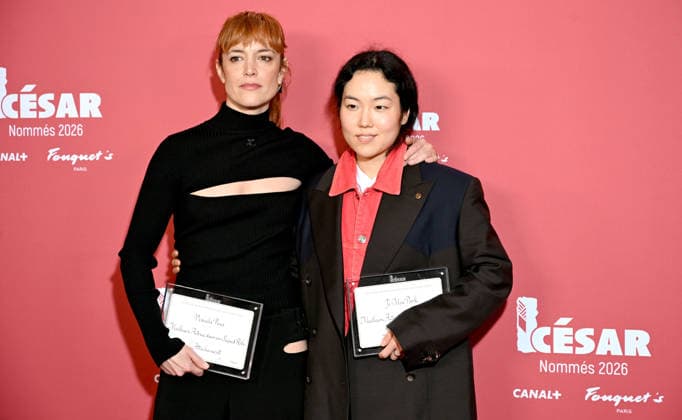 Diner des nommés au CESAR 2026 Annual dinner with all nominated artists for 2026 CESAR awards 452910 2026 02 09 France Pons, Vimala Park, Ti Men  Copyright: xSergexArnalx xStarfacex STAR_452910_046