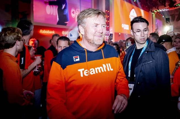 MILAN - Queen Maxima and King Willem-Alexander attend the ceremony for Jutta Leerdam and Femke Kok at the TeamNL house. ROBIN UTRECHT ANP netherlands out - belgium out  Copyright: xx x550188647x originalFilename: 550188647.jpg