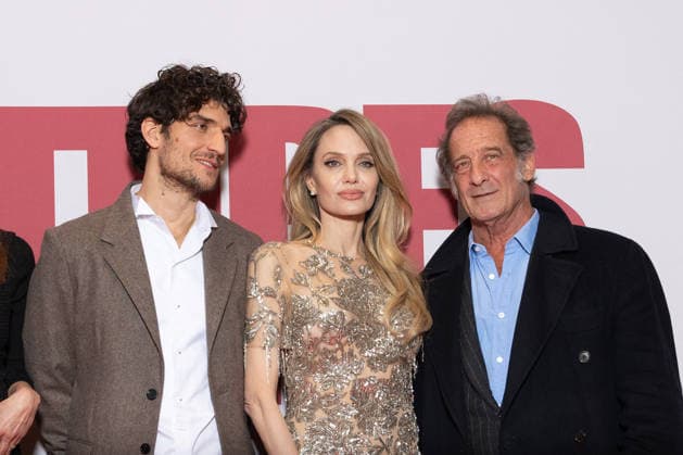 Couture Paris Film Premiere Louis Garrel, Angelina Jolie and Vincent Lindon attends Couture Paris Film Premiere at Pathe Palace on February 09, 2026 in Paris, France. Photo by Nasser Berzane ABACAPRESS.COM Paris France  Copyright: xBerzanexNasser ABACAx