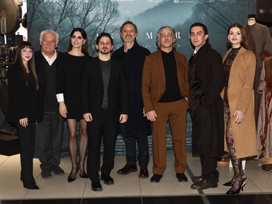 Rome, Adriano Cinema, premiere of the film Jastimari. Pictured: Angela Motta, Giorgio Colangeli, Rossella Brescia, Riccardo Cannella, Fabio Troiano, Francesco Foti, Giuseppe Lanza, and Irene De Gaetano  Copyright: xMarcoxProvvisionatox xipa-agency.netx xMarcoxProvvisionatox IPA_Agency_IPA71200790