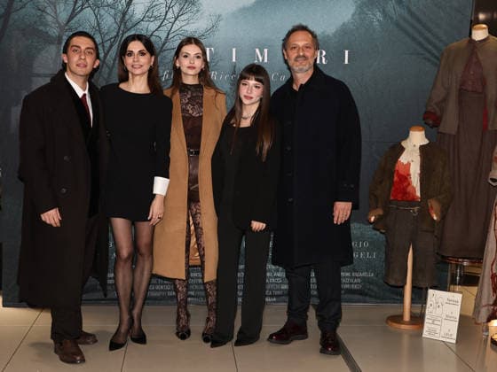 Rome, Adriano Cinema, premiere of the film Jastimari. Pictured: Giuseppe Lanza, Rossella Brescia, Irene De Gaetano, Angela Motta, and Fabio Troiano  Copyright: xMarcoxProvvisionatox xipa-agency.netx xMarcoxProvvisionatox IPA_Agency_IPA71200810