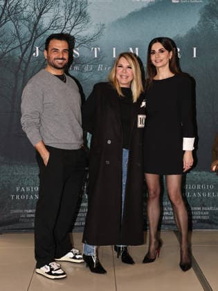 Rome, Adriano Cinema, premiere of the film Jastimari. Pictured: Baz, Anna Pettinelli, Rossella Brescia  Copyright: xMarcoxProvvisionatox xipa-agency.netx xMarcoxProvvisionatox IPA_Agency_IPA71200821