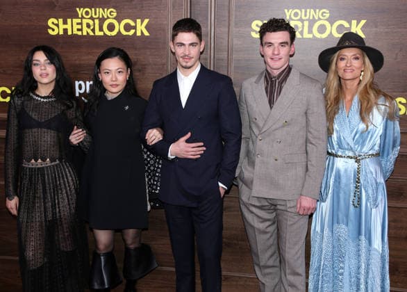 Young Sherlock New York Screening Holly Cattle, Zine Tseng, Hero Fiennes Tiffin, Donal Finn and Natascha McElhone attending the Young Sherlock New York Screening held at the SVA Theater on February 9, 2026 in New York City, NY New York City SVA Theater NY USA Copyright: xStevenxBergman AFF-USA.COMx