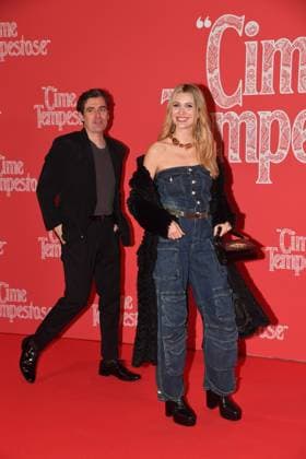 Rome, Cinema The Space Moderno Premiere of the film Wuthering Heights , In the photo: Flavio Parenti Eleonora Albrecht  Copyright: xVincenzoxLandix xipa-agency.netx xVincenzoxLandix IPA_Agency_IPA71203531
