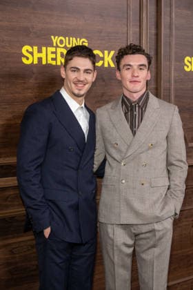 Prime Video s Young Sherlock New York Screening in New York, USA - 09 Feb 2026 (L-R) Hero Fiennes Tiffin and Donal Finn attend the Young Sherlock New York Screening at SVA Theater. New York United States Copyright: xRonxAdarx xSOPAxImagesx _radar_sherlock_20260209_00457