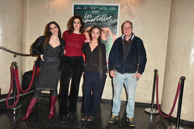 Les Immortelles Premiere - Paris Lena Garrel, Caroline Deruas Peano, Louiza Aura and Gerard Watkins attending to the premiere of ‘Les immortelles’ held at Max Linder Panorama cinema, in Paris, France on February 9, 2026. Photo by Mireille Ampilhac ABACAPRESS.COM Paris France  Copyright: xAmpilhacxMireille ABACAx
