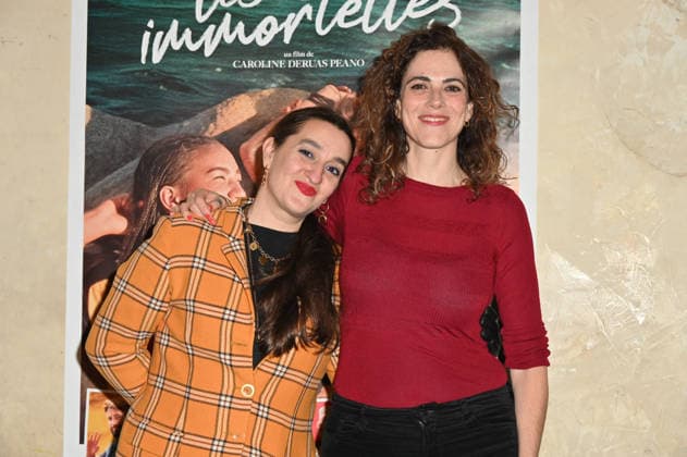 Les Immortelles Premiere - Paris Estelle Meyer and Caroline Deruas Peano attending to the premiere of ‘Les immortelles’ held at Max Linder Panorama cinema, in Paris, France on February 9, 2026. Photo by Mireille Ampilhac ABACAPRESS.COM Paris France  Copyright: xAmpilhacxMireille ABACAx