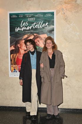 Les Immortelles Premiere - Paris Baya Kasmi and guest attending to the premiere of ‘Les immortelles’ held at Max Linder Panorama cinema, in Paris, France on February 9, 2026. Photo by Mireille Ampilhac ABACAPRESS.COM Paris France  Copyright: xAmpilhacxMireille ABACAx