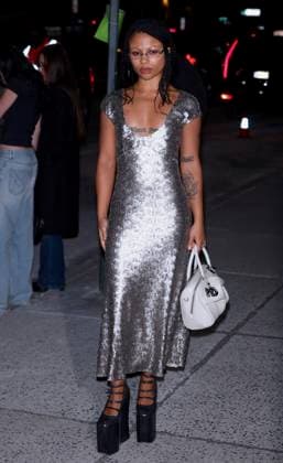 Celebs At The Marc Jacobs Fashion Show - NYC Myha la Herrold attends the Marc Jacobs show during the New York Fashion Week in New York on February 9, 2026. Photo by Charles Guerin ABACAPRESS.COM New York city NY United Arab Emirates  Copyright: xGuerinxCharles ABACAx