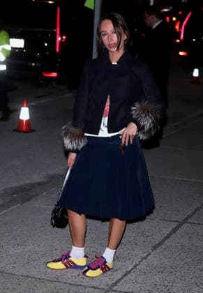 Celebs At The Marc Jacobs Fashion Show - NYC Guest attends the Marc Jacobs show during the New York Fashion Week in New York on February 9, 2026. Photo by Charles Guerin ABACAPRESS.COM New York city NY United Arab Emirates  Copyright: xGuerinxCharles ABACAx