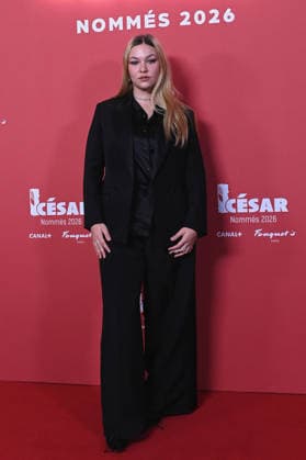 Cesar Nominees Dinner - Paris Anja Verderosa attend the Cesar 2026 - Nominee Dinner at Le Fouquet s on February 09, 2026 in Paris, France. Photo by Franck Castel ABACAPRESS.COM Paris France  Copyright: xCastelxFranck ABACAx