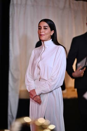 Cesar Nominees Dinner - Paris Leila Bekhti attend the Cesar 2026 - Nominee Dinner at Le Fouquet s on February 09, 2026 in Paris, France. Photo by Franck Castel ABACAPRESS.COM Paris France  Copyright: xCastelxFranck ABACAx