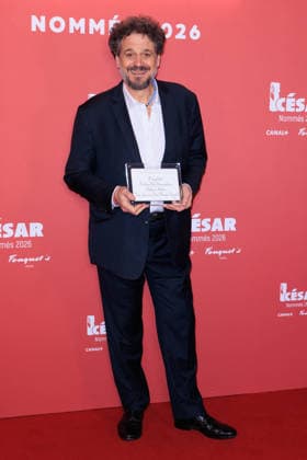 Cesar Nominees Dinner - Paris Mathias Mlekuz attends the Cesar Nominees Dinner (Dîner des Nommés) held at Fouquet’s in Paris, France on February 9, 2026, in honor of the nominees of the 51st Cesar Ceremony Photo by David Boyer ABACAPRESS.COM Paris France  Copyright: xBoyerxDavid ABACAx
