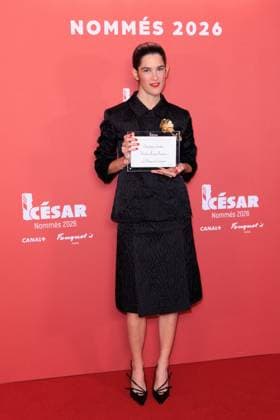 Cesar Nominees Dinner - Paris Suzanne Lindon attends the Cesar Nominees Dinner (Dîner des Nommés) held at Fouquet’s in Paris, France on February 9, 2026, in honor of the nominees of the 51st Cesar Ceremony Photo by David Boyer ABACAPRESS.COM Paris France  Copyright: xBoyerxDavid ABACAx