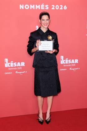 Cesar Nominees Dinner - Paris Suzanne Lindon attends the Cesar Nominees Dinner (Dîner des Nommés) held at Fouquet’s in Paris, France on February 9, 2026, in honor of the nominees of the 51st Cesar Ceremony Photo by David Boyer ABACAPRESS.COM Paris France  Copyright: xBoyerxDavid ABACAx