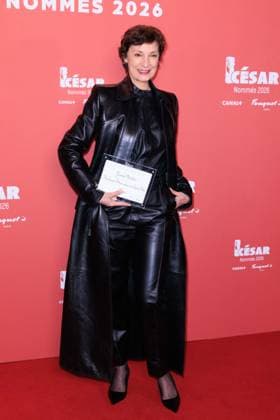 Cesar Nominees Dinner - Paris Jeanne Balibar attends the Cesar Nominees Dinner (Dîner des Nommés) held at Fouquet’s in Paris, France on February 9, 2026, in honor of the nominees of the 51st Cesar Ceremony Photo by David Boyer ABACAPRESS.COM Paris France  Copyright: xBoyerxDavid ABACAx
