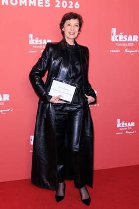 Cesar Nominees Dinner - Paris Jeanne Balibar attends the Cesar Nominees Dinner (Dîner des Nommés) held at Fouquet’s in Paris, France on February 9, 2026, in honor of the nominees of the 51st Cesar Ceremony Photo by David Boyer ABACAPRESS.COM Paris France  Copyright: xBoyerxDavid ABACAx