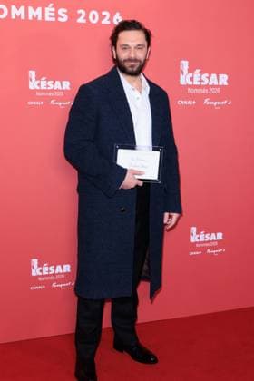 Cesar Nominees Dinner - Paris Pio Marmaï attends the Cesar Nominees Dinner (Dîner des Nommés) held at Fouquet’s in Paris, France on February 9, 2026, in honor of the nominees of the 51st Cesar Ceremony Photo by David Boyer ABACAPRESS.COM Paris France  Copyright: xBoyerxDavid ABACAx