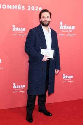 Cesar Nominees Dinner - Paris Pio Marmaï attends the Cesar Nominees Dinner (Dîner des Nommés) held at Fouquet’s in Paris, France on February 9, 2026, in honor of the nominees of the 51st Cesar Ceremony Photo by David Boyer ABACAPRESS.COM Paris France  Copyright: xBoyerxDavid ABACAx