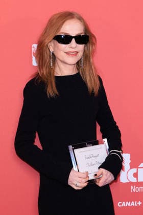 Cesar Nominees Dinner - Paris Isabelle Huppert attends the Cesar Nominees Dinner (Dîner des Nommés) held at Fouquet’s in Paris, France on February 9, 2026, in honor of the nominees of the 51st Cesar Ceremony Photo by David Boyer ABACAPRESS.COM Paris France  Copyright: xBoyerxDavid ABACAx