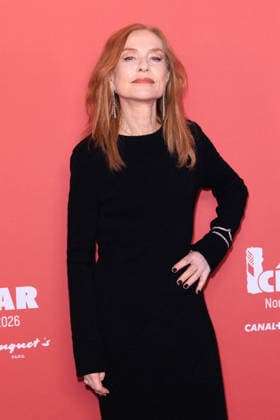 Cesar Nominees Dinner - Paris Isabelle Huppert attends the Cesar Nominees Dinner (Dîner des Nommés) held at Fouquet’s in Paris, France on February 9, 2026, in honor of the nominees of the 51st Cesar Ceremony Photo by David Boyer ABACAPRESS.COM Paris France  Copyright: xBoyerxDavid ABACAx