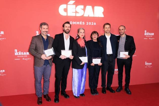 Cesar Nominees Dinner - Paris Ed Jovanovski and Amelie Bonnin attend the Cesar Nominees Dinner (Dîner des Nommés) held at Fouquet’s in Paris, France on February 9, 2026, in honor of the nominees of the 51st Cesar Ceremony Photo by David Boyer ABACAPRESS.COM Paris France  Copyright: xBoyerxDavid ABACAx