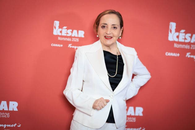 Cesar Nominees Dinner - Paris Dominique Blanc attends the Cesar Nominees Dinner (Dîner des Nommés) held at Fouquet’s in Paris, France on February 9, 2026, in honor of the nominees of the 51st Cesar Ceremony Photo by David Boyer ABACAPRESS.COM Paris France  Copyright: xBoyerxDavid ABACAx