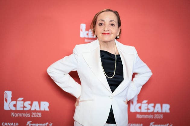 Cesar Nominees Dinner - Paris Dominique Blanc attends the Cesar Nominees Dinner (Dîner des Nommés) held at Fouquet’s in Paris, France on February 9, 2026, in honor of the nominees of the 51st Cesar Ceremony Photo by David Boyer ABACAPRESS.COM Paris France  Copyright: xBoyerxDavid ABACAx