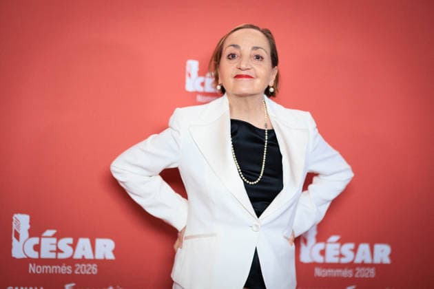 Cesar Nominees Dinner - Paris Dominique Blanc attends the Cesar Nominees Dinner (Dîner des Nommés) held at Fouquet’s in Paris, France on February 9, 2026, in honor of the nominees of the 51st Cesar Ceremony Photo by David Boyer ABACAPRESS.COM Paris France  Copyright: xBoyerxDavid ABACAx