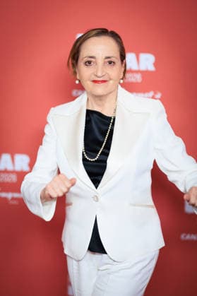 Cesar Nominees Dinner - Paris Dominique Blanc attends the Cesar Nominees Dinner (Dîner des Nommés) held at Fouquet’s in Paris, France on February 9, 2026, in honor of the nominees of the 51st Cesar Ceremony Photo by David Boyer ABACAPRESS.COM Paris France  Copyright: xBoyerxDavid ABACAx