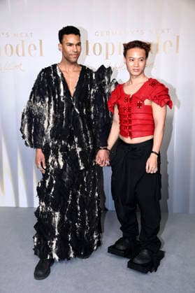 Eliob Demofike und Myat Magatomi bei der Kino-Preview zur 21. Staffel Germany s Next Topmodel - by Heidi Klum im Zoo Palast. Berlin, 09.02.2026