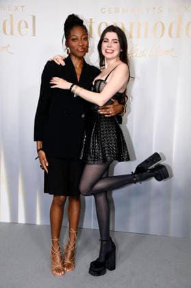 Toni Dreher-Adenuga und Klaudia Giez bei der Kino-Preview zur 21. Staffel Germany s Next Topmodel - by Heidi Klum im Zoo Palast. Berlin, 09.02.2026
