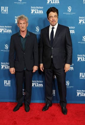 41st Santa Barbara International Film Festival: iHammond Cinema Vanguard Award at The Arlington Theatre Featuring: Sean Penn, Benicio del Toro Where: Los Angeles, California, United States When: 09 Feb 2026 Credit: Faye s Vision Cover Images EDITORIAL USE ONLY. NOT FOR USE BY NEWSPAPERS BASED IN THE UK. Copyright: xx coverimg55451510