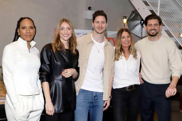 Barbara Becker, Nora Dietrich, Doc Felix, Bettina Graf und Chris Wackert beim Longevity & Thermomix Event im kju.studio. Hamburg, 10.02.2026
