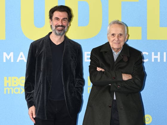 Rome, The Space Moderno cinema, photocall for the HBO Max series Portobello. Pictured: Fabrizio Gifuni, Marco Bellocchio  Copyright: xMarcoxProvvisionatox xipa-agency.netx xMarcoxProvvisionatox IPA_Agency_IPA71221046
