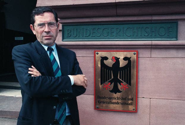 Deutschland, Karlsruhe,28.06.1990 F: 01-61-21 Fuer Ihr Archiv Foto: Alexander von Stahl, Generalbundesanwalt Fuer Ihr Archiv Fuer Ihr Archiv *** Germany, Karlsruhe,28 06 1990 F 01 61 21 For your archive Photo Alexander von Stahl, Attorney General For your archive For your archive